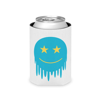 Colorful Smiley Face Can Cooler - Fun Drink Sleeve for Parties & Events