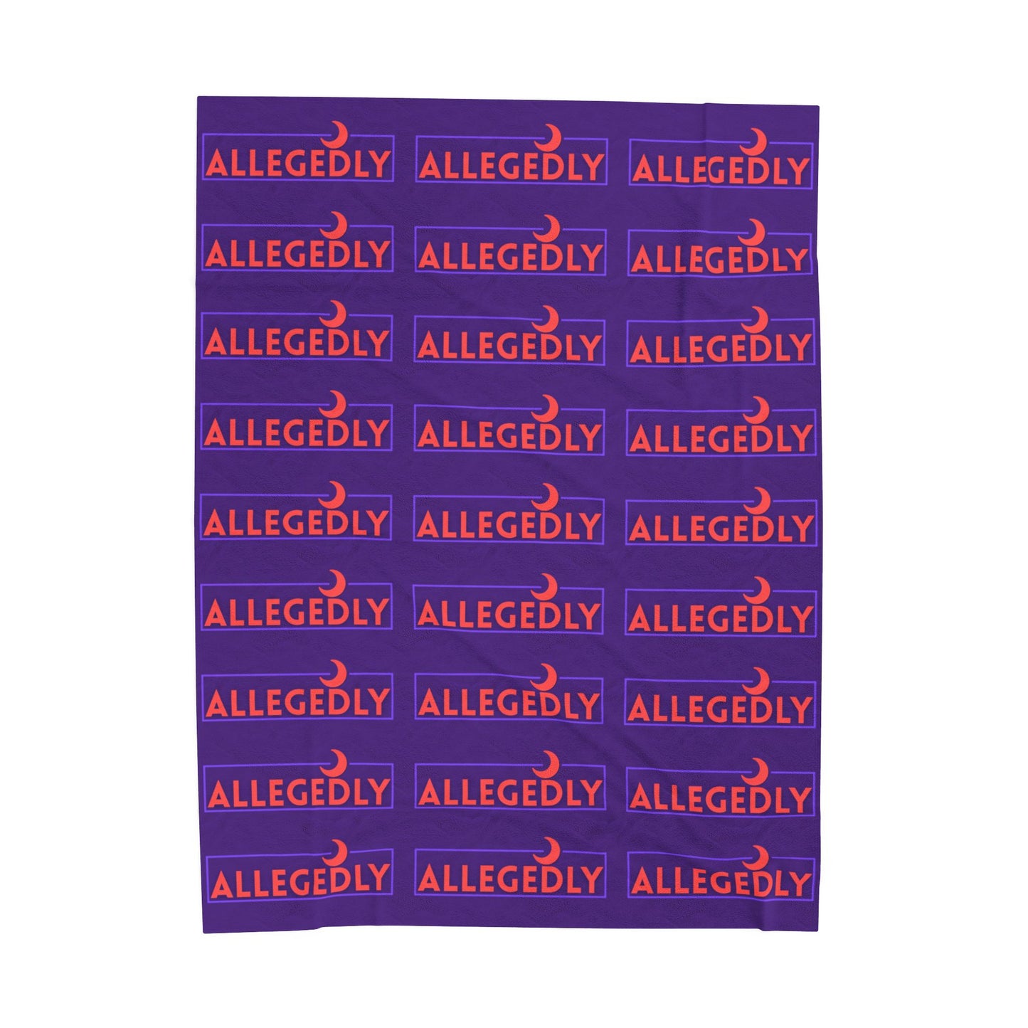 Cozy Allegedly Velveteen Plush Blanket - Perfect for Home & Gift Giving