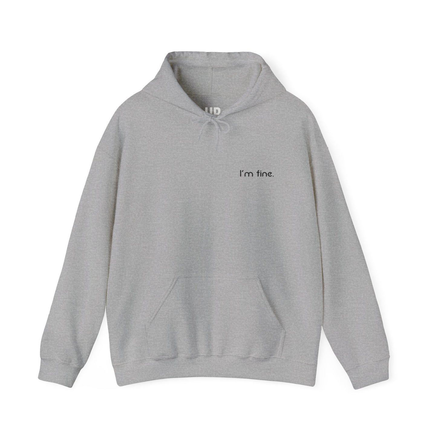 I'm Fine - Unisex Heavy Blend™ Hooded Sweatshirt