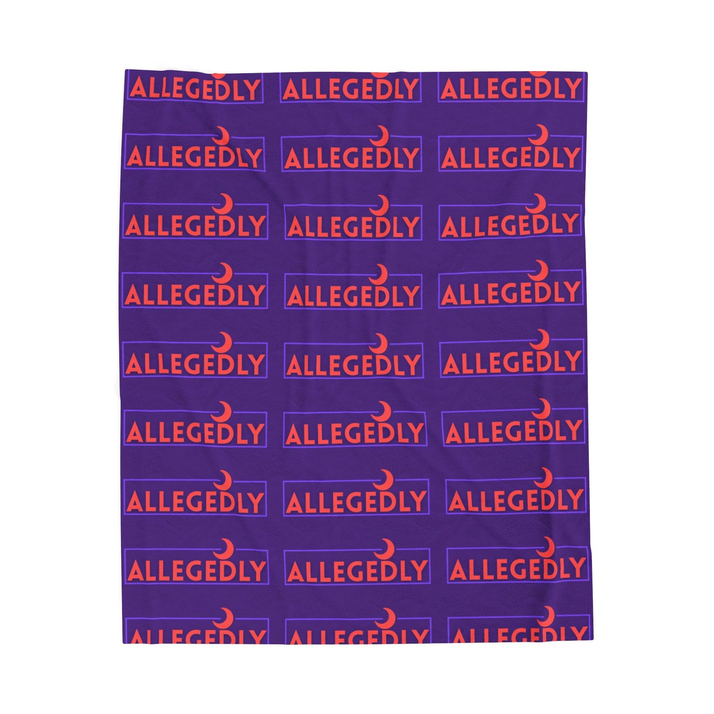 Cozy Allegedly Velveteen Plush Blanket - Perfect for Home & Gift Giving