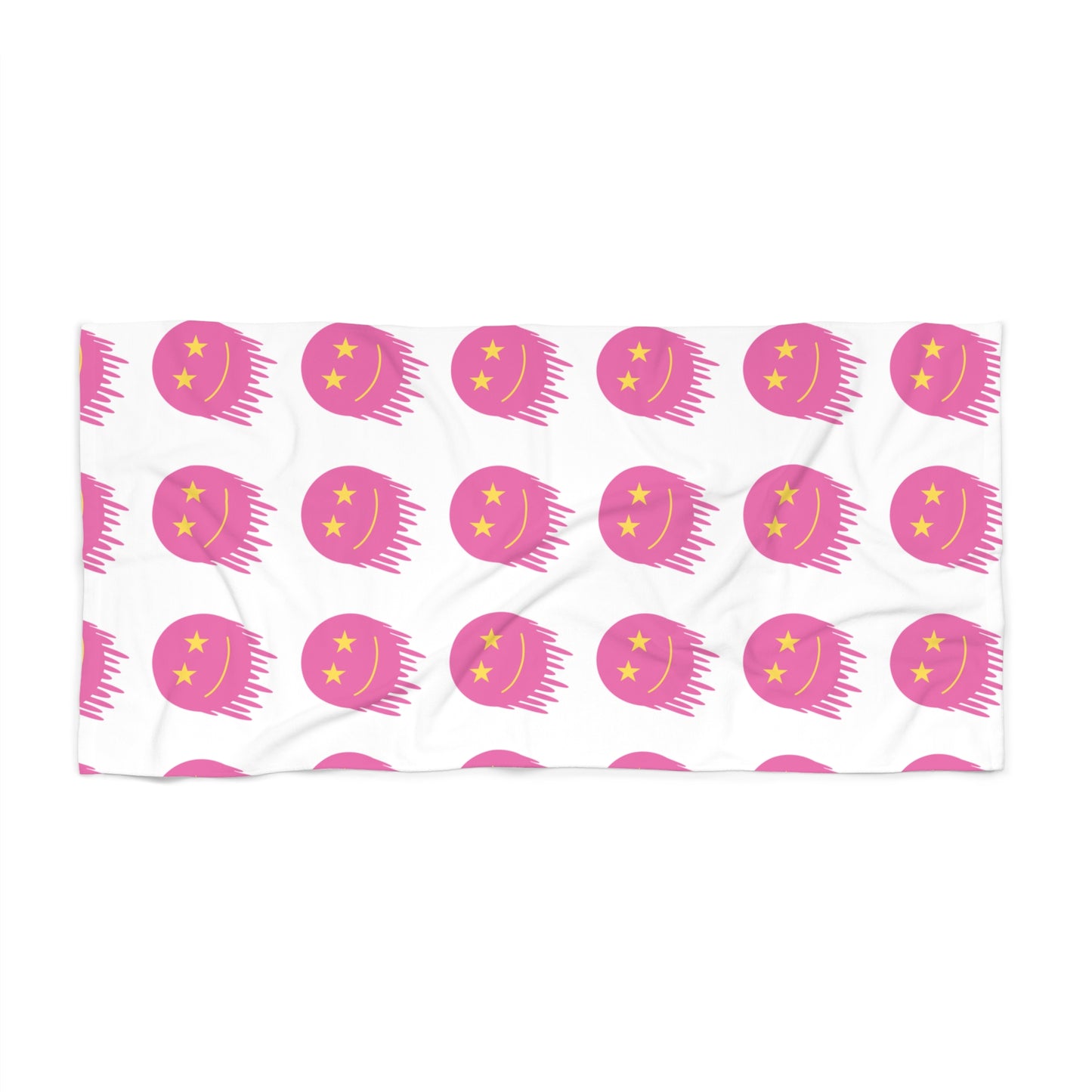 Melting Smiley Beach Towel - Vibrant Summer Accessory for Beach Days