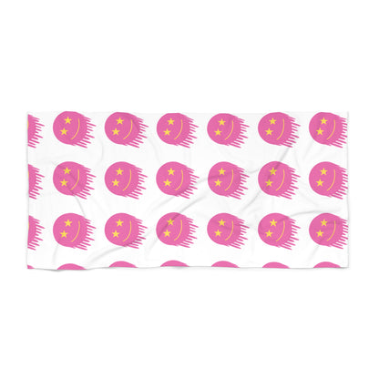 Melting Smiley Beach Towel - Vibrant Summer Accessory for Beach Days